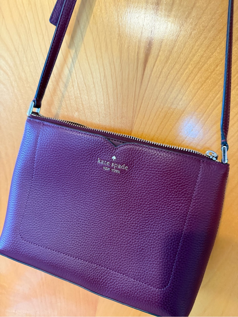 kate spade Pebbled Leather Crossbody Bag - Picture 3 of 6